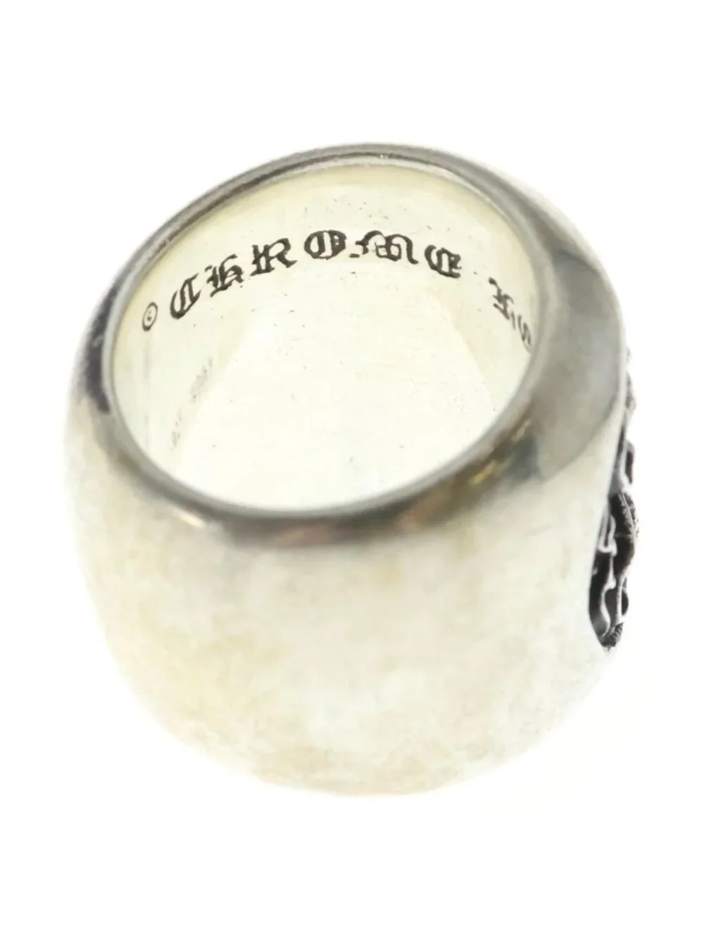 Chrome Hearts Clssc Oval Star Classic Ring Silver
